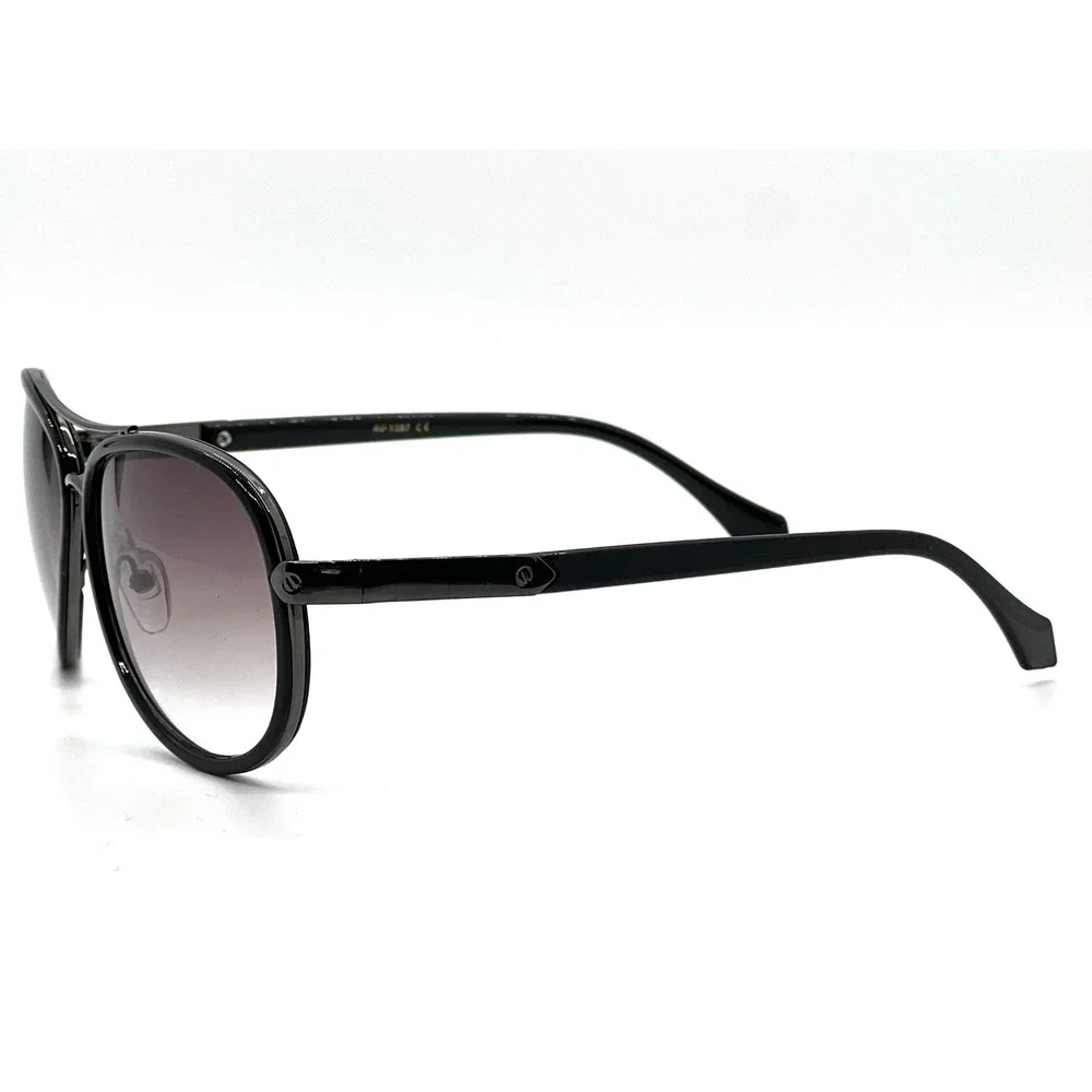 Aviator Sunglasses SIlver Shell Frame‎ Brown Lens Men Driving UV400 Pilot Style
